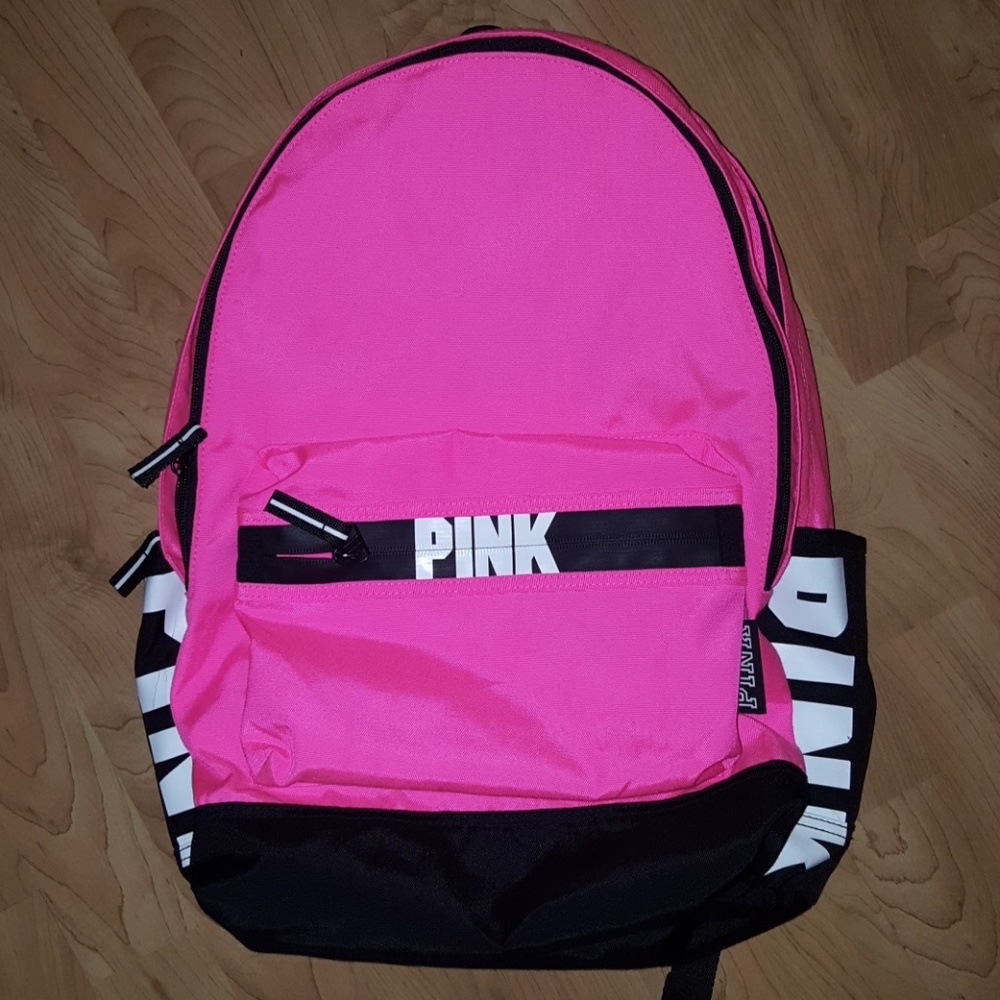 Pink backpack